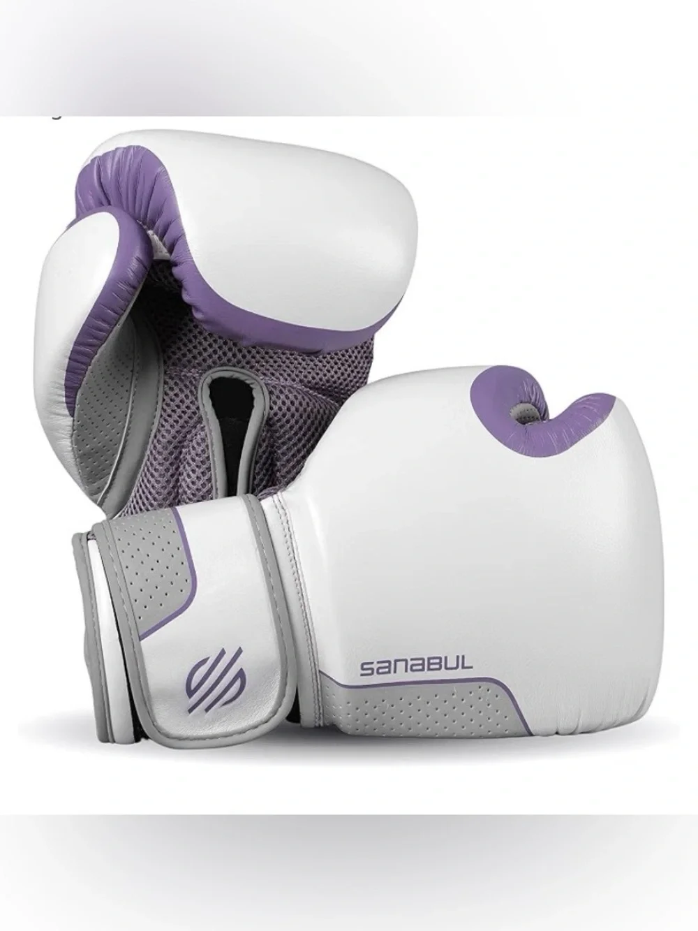 Sanabul Hyperstrike Boxing Gloves For Women 8oz Purple And White